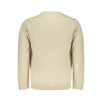 Beiges Baumwoll-Herren-Sweatshirt