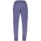 Blue Cotton Men's Track Pant