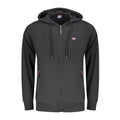 Schwarzes Herren-Sweatshirt aus Baumwolle
