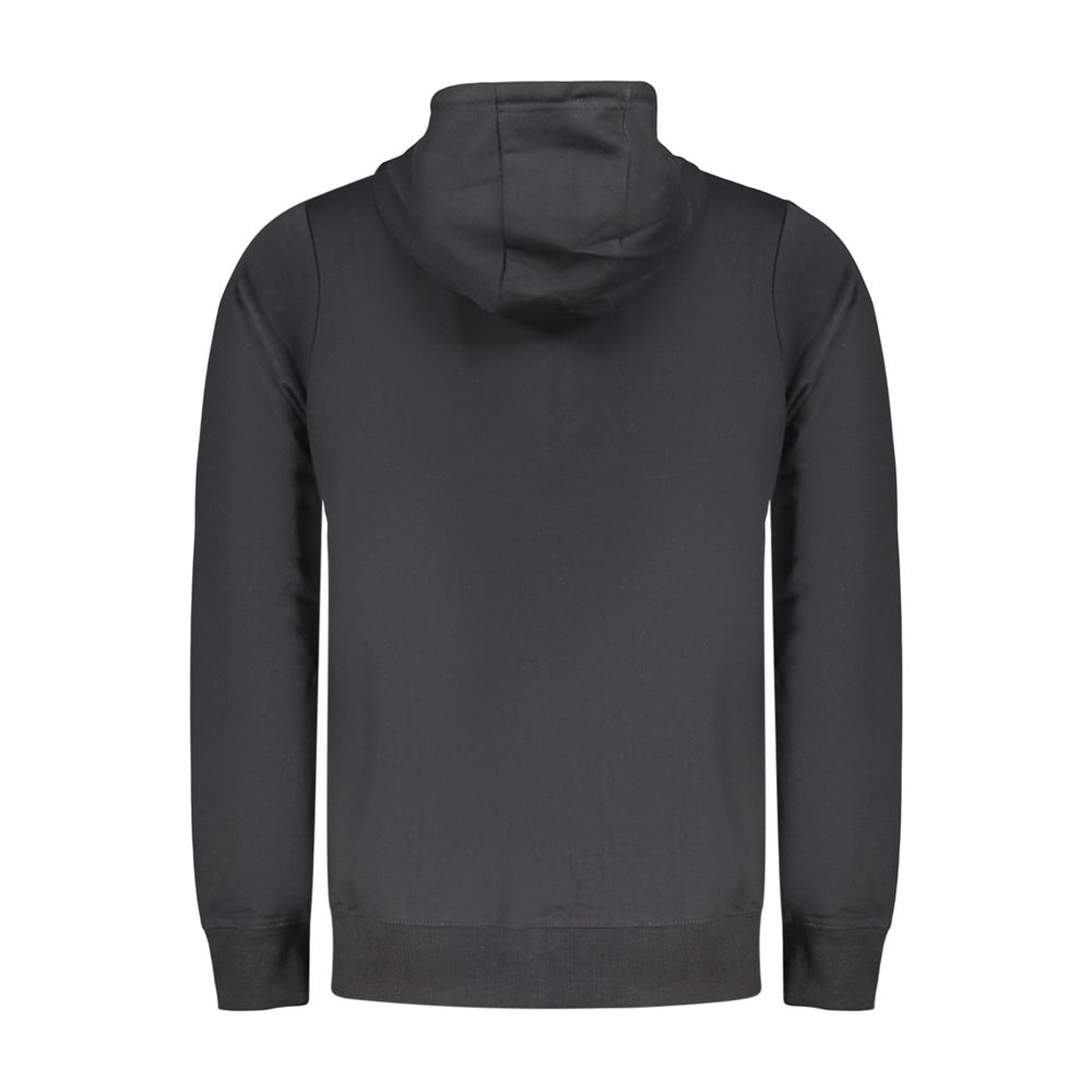 Schwarzes Herren-Sweatshirt aus Baumwolle