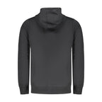 Schwarzes Herren-Sweatshirt aus Baumwolle