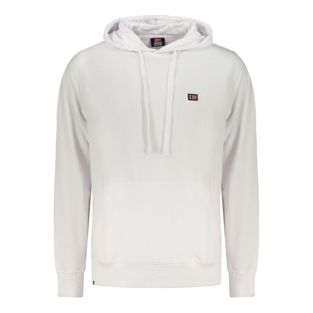 White Cotton Men's Sweatshirt