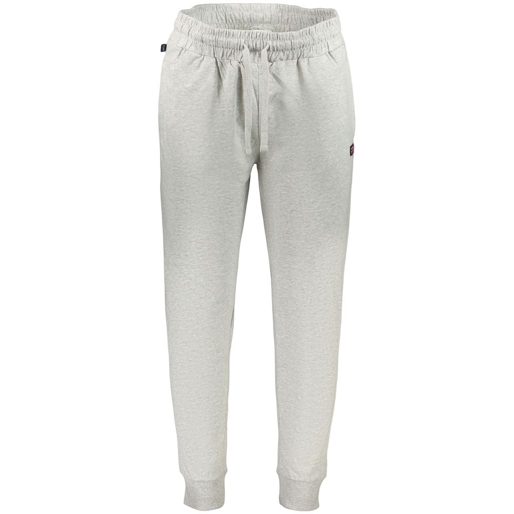 Graue Baumwoll-Herren-Jogger