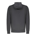 Black Cotton Men Sweatshirt