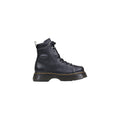 Schwarze Lederstiefeletten