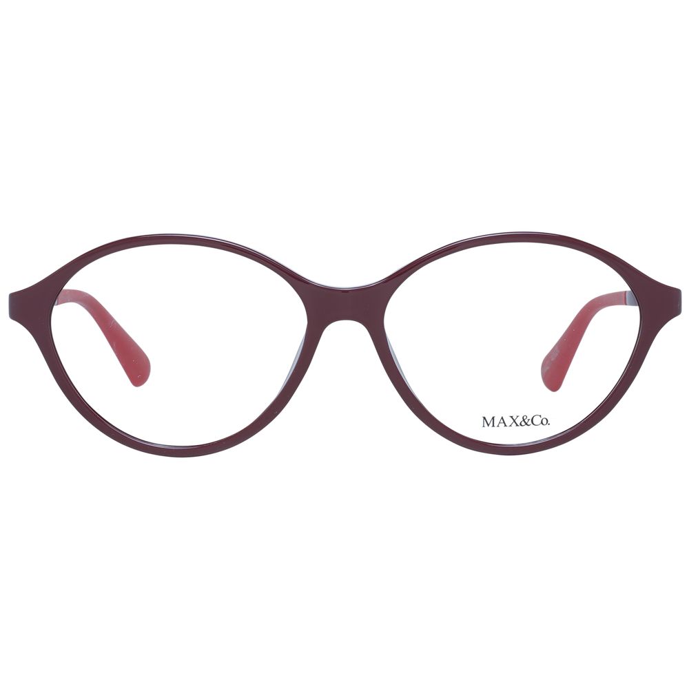 Bordeauxrote Kunststoffbrille (Fassungen)