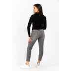Gray Cotton Jeans Denim