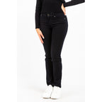 Black Cotton Slim Fit Jeans