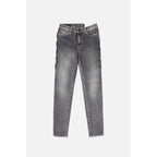 Gray Cotton Jeans Denim