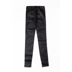 Black Cotton Skinny Jeans