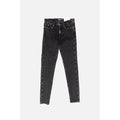 Gray Cotton Skinny Jeans