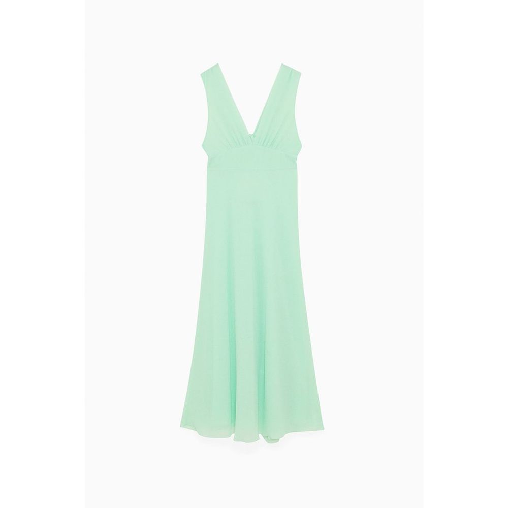 Grünes Freizeitkleid aus Polyester