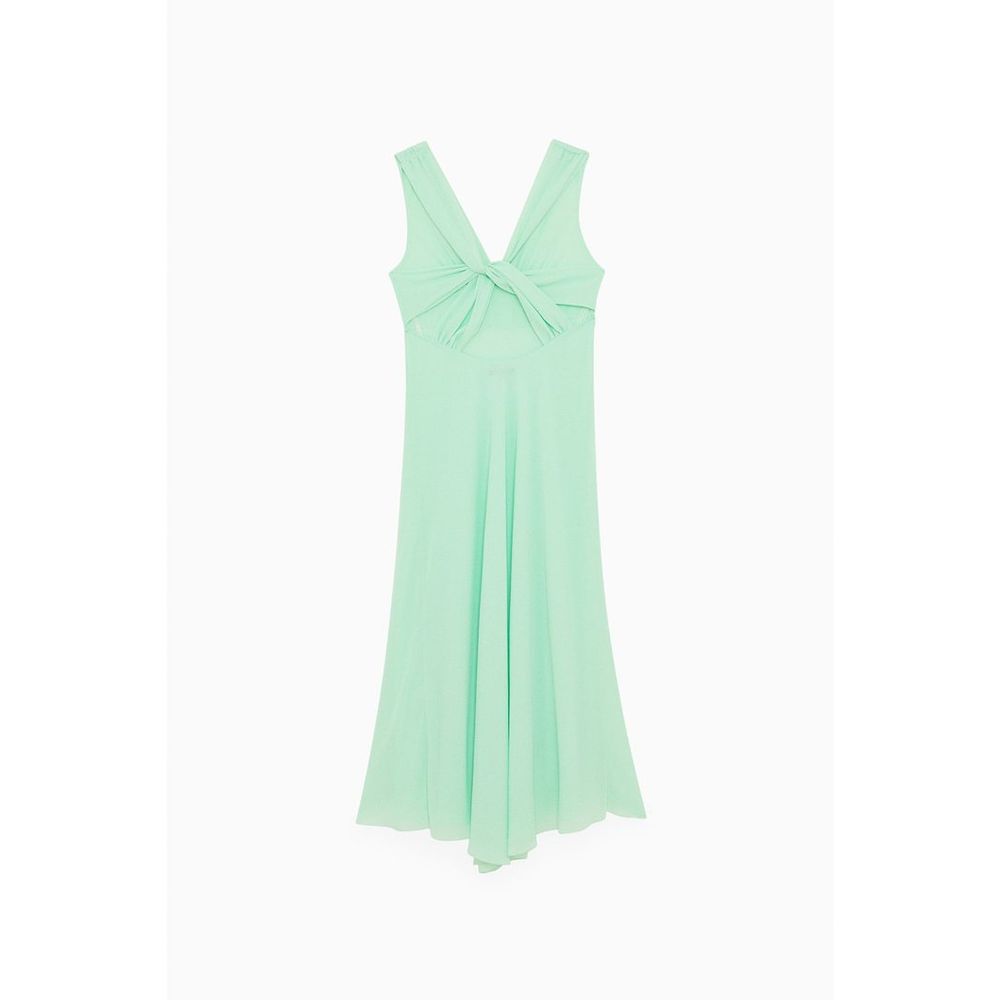 Grünes Freizeitkleid aus Polyester