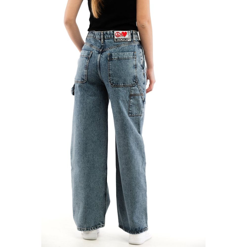 Multicolor Cotton Relaxed Fit Jeans