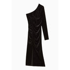 Bicolor Polyester Cocktail Dress