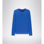 Blue Polyamide Long Sleeve T-Shirt