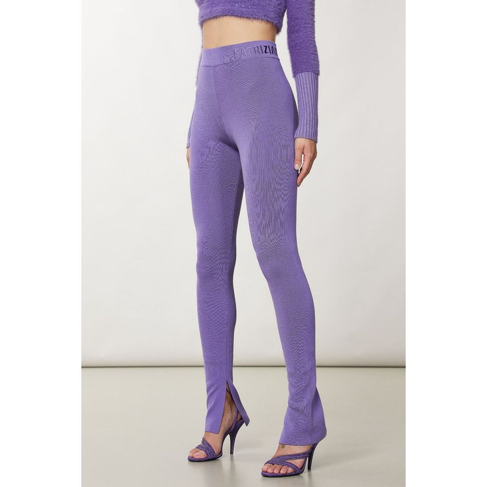 Purple Lyocell Leggings