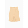 Pink Cotton Midi Skirt