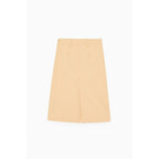 Pink Cotton Midi Skirt