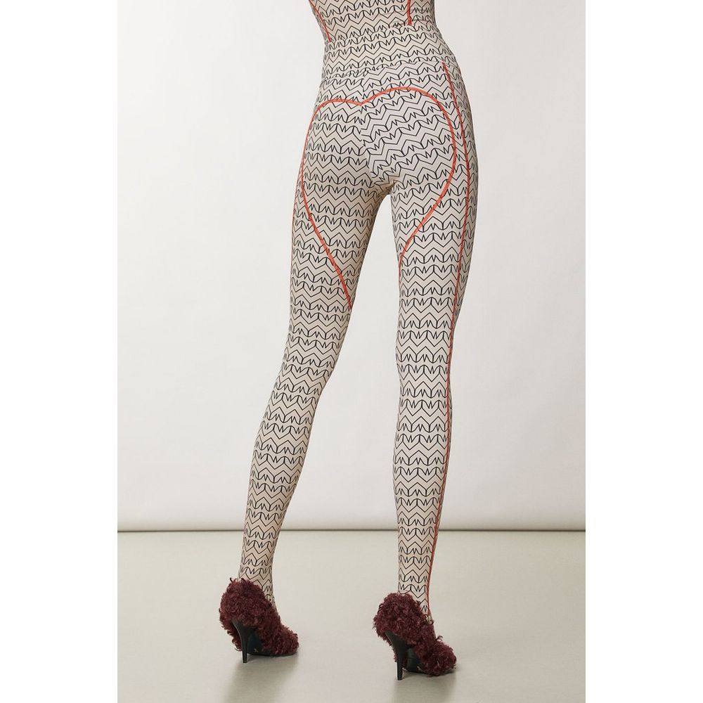 Bicolor Polyamid-Leggings