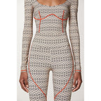 Bicolor Polyamid-Leggings