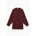 Purple Marabou Cardigan