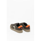 Bicolor Leather Low Top Sneakers