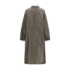 Bicolor Silk Casual Dress