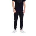 Schwarze Baumwoll-Jogginghose (Trainingshose)