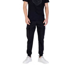 Schwarze Baumwoll-Jogginghose (Trainingshose)