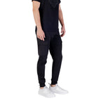 Schwarze Baumwoll-Jogginghose (Trainingshose)