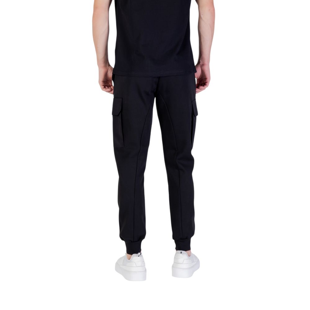 Schwarze Baumwoll-Jogginghose (Trainingshose)