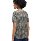 Schwarzes Modal-T-Shirt