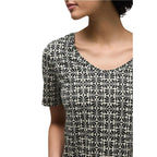 Schwarzes Modal-T-Shirt