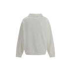 Weißes Baumwollsweatshirt
