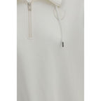 Weißes Baumwollsweatshirt