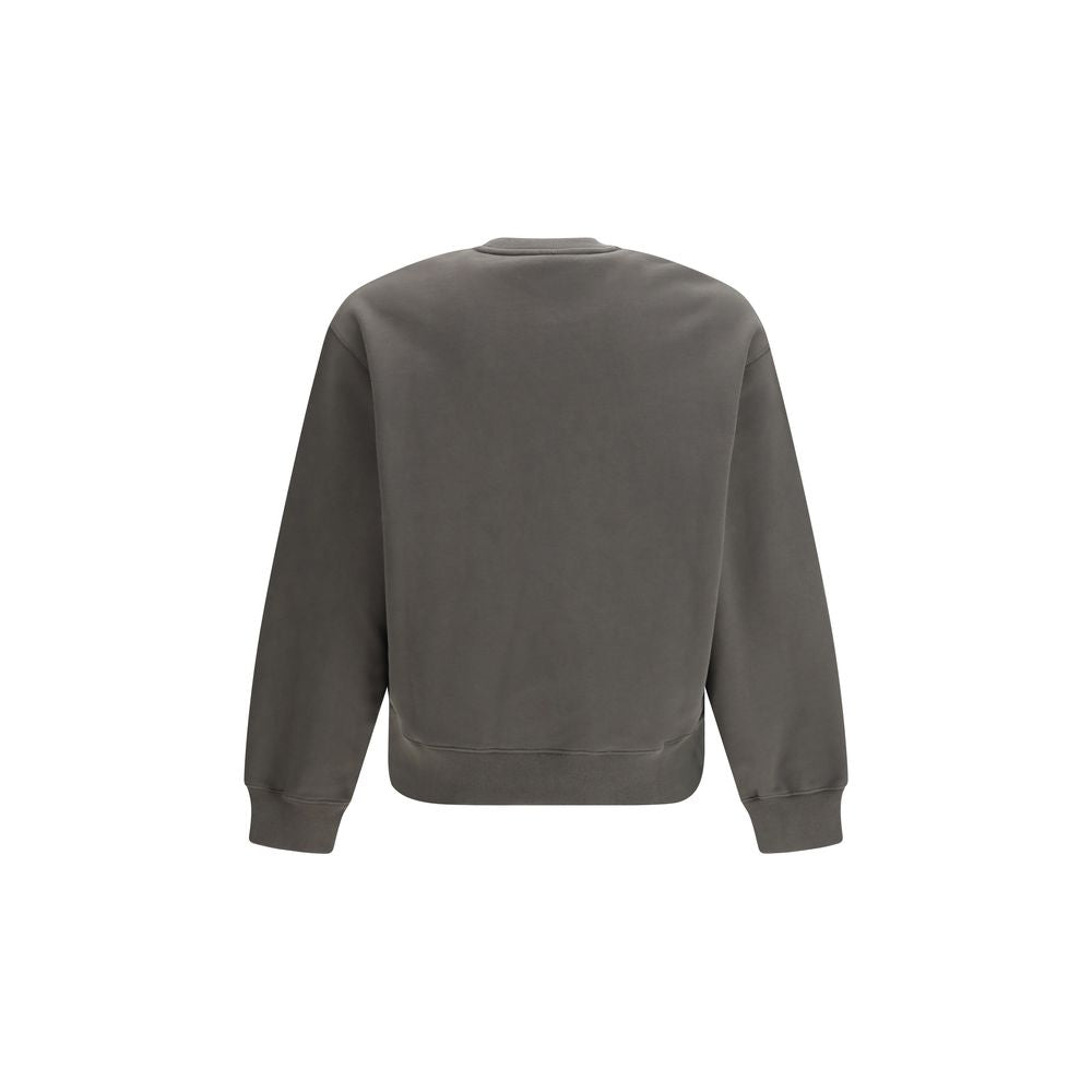 Felpa marrone in cotone