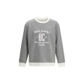 Graues Baumwoll-Sweatshirt