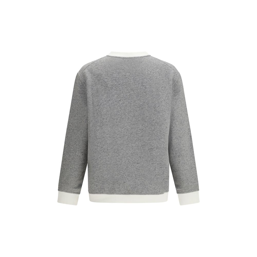 Graues Baumwoll-Sweatshirt