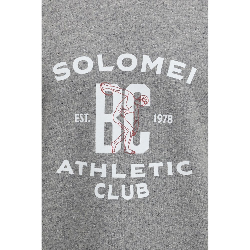 Graues Baumwoll-Sweatshirt