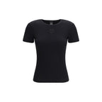 Schwarzes T-Shirt aus Baumwolle