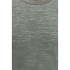 Zweifärbiges Leinen-T-Shirt