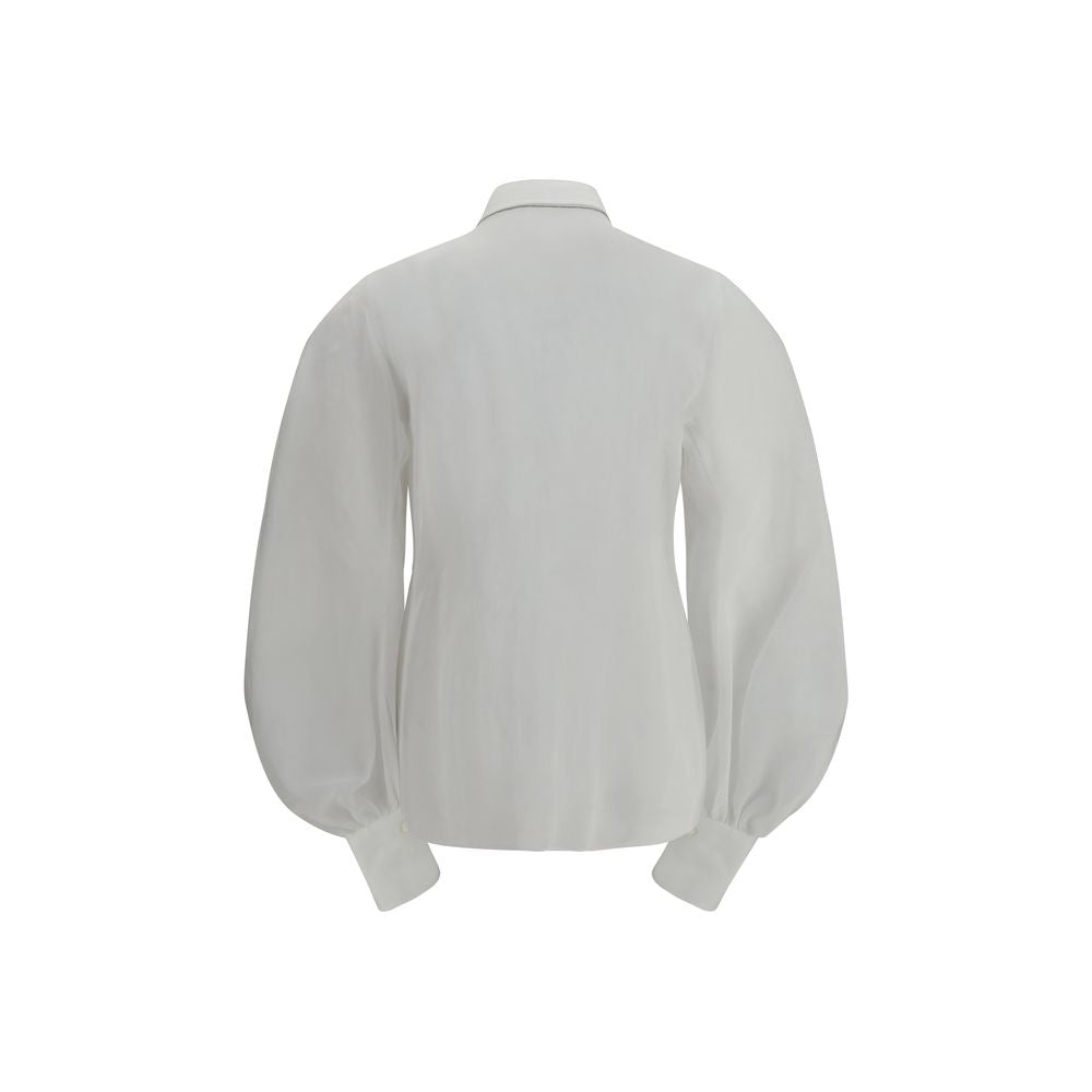 Camicetta in cotone bianco