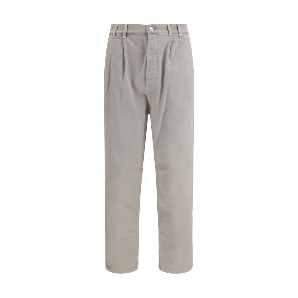 Braune legere Baumwollhose