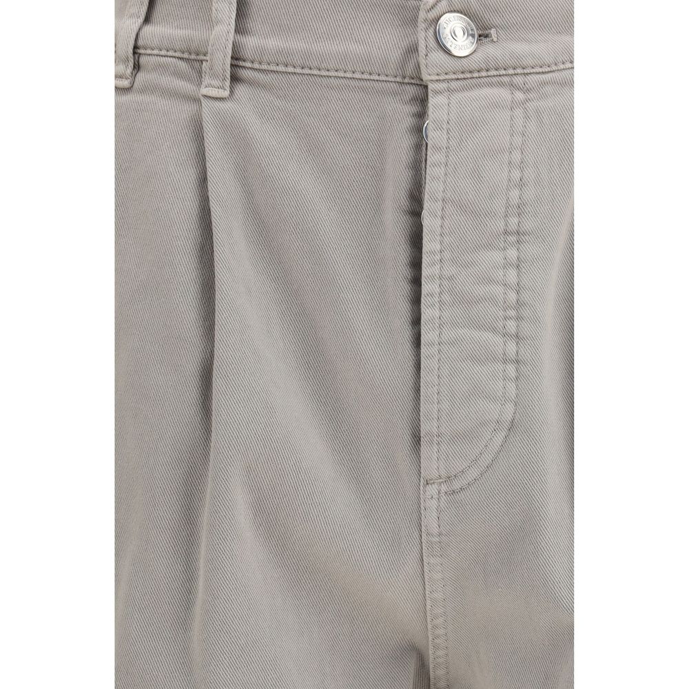 Braune legere Baumwollhose