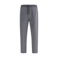 Pantalone casual in cotone grigio