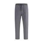 Pantalone casual in cotone grigio