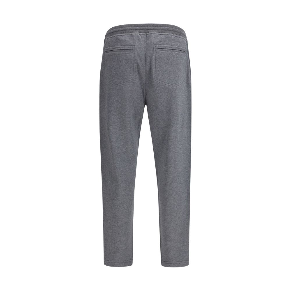 Pantalone casual in cotone grigio