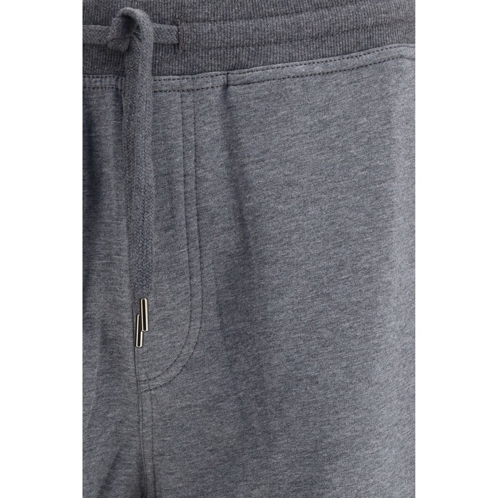Pantalone casual in cotone grigio