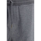 Pantalone casual in cotone grigio
